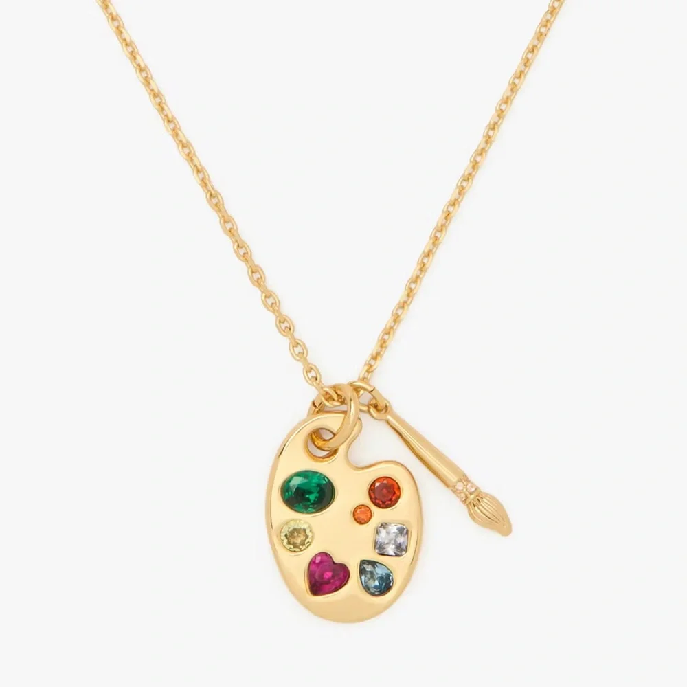 $98 Kate Spade Paint The Town Pendant